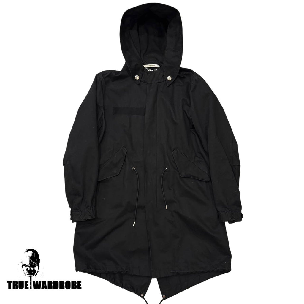 SS12 Givenchy Birds Of Paradise Printed Hood Parka
