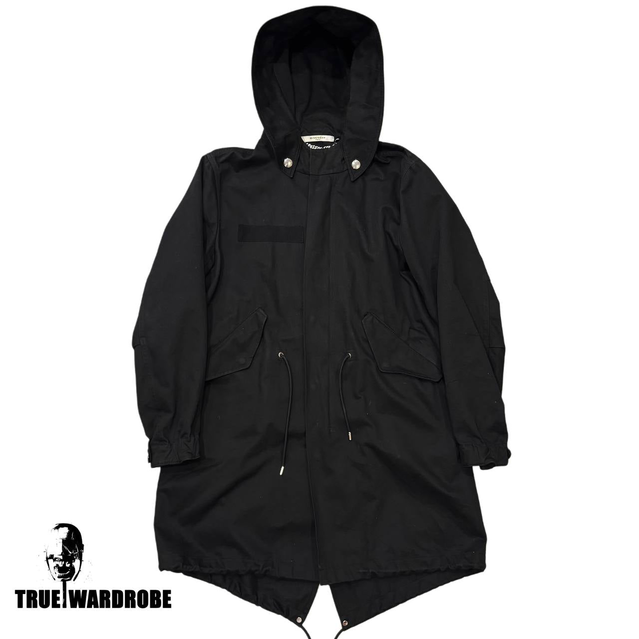 SS12 Givenchy Birds Of Paradise Printed Hood Parka