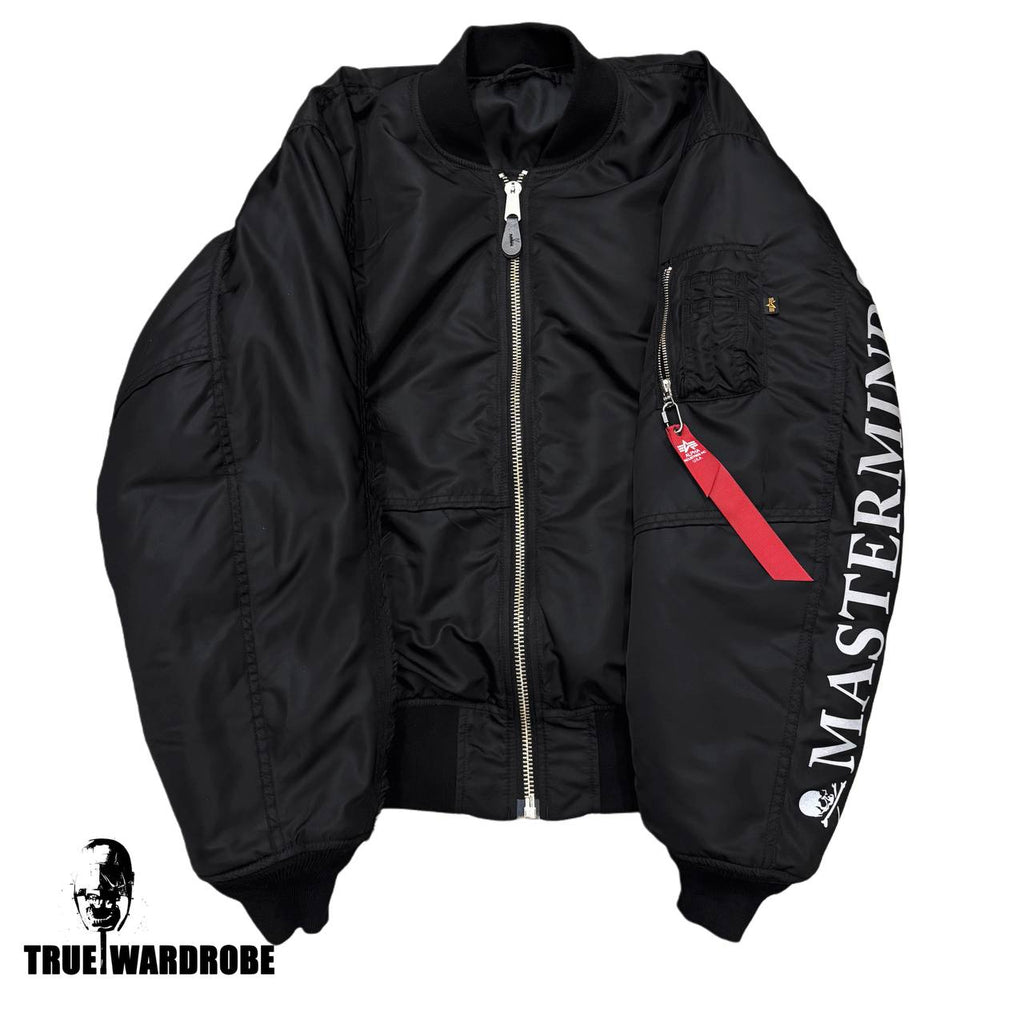 Mastermind x Alpha Industries MA-1 Flight Skull Reversible Bomber Skull Jacket