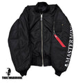 Mastermind x Alpha Industries MA-1 Flight Skull Reversible Bomber Skull Jacket