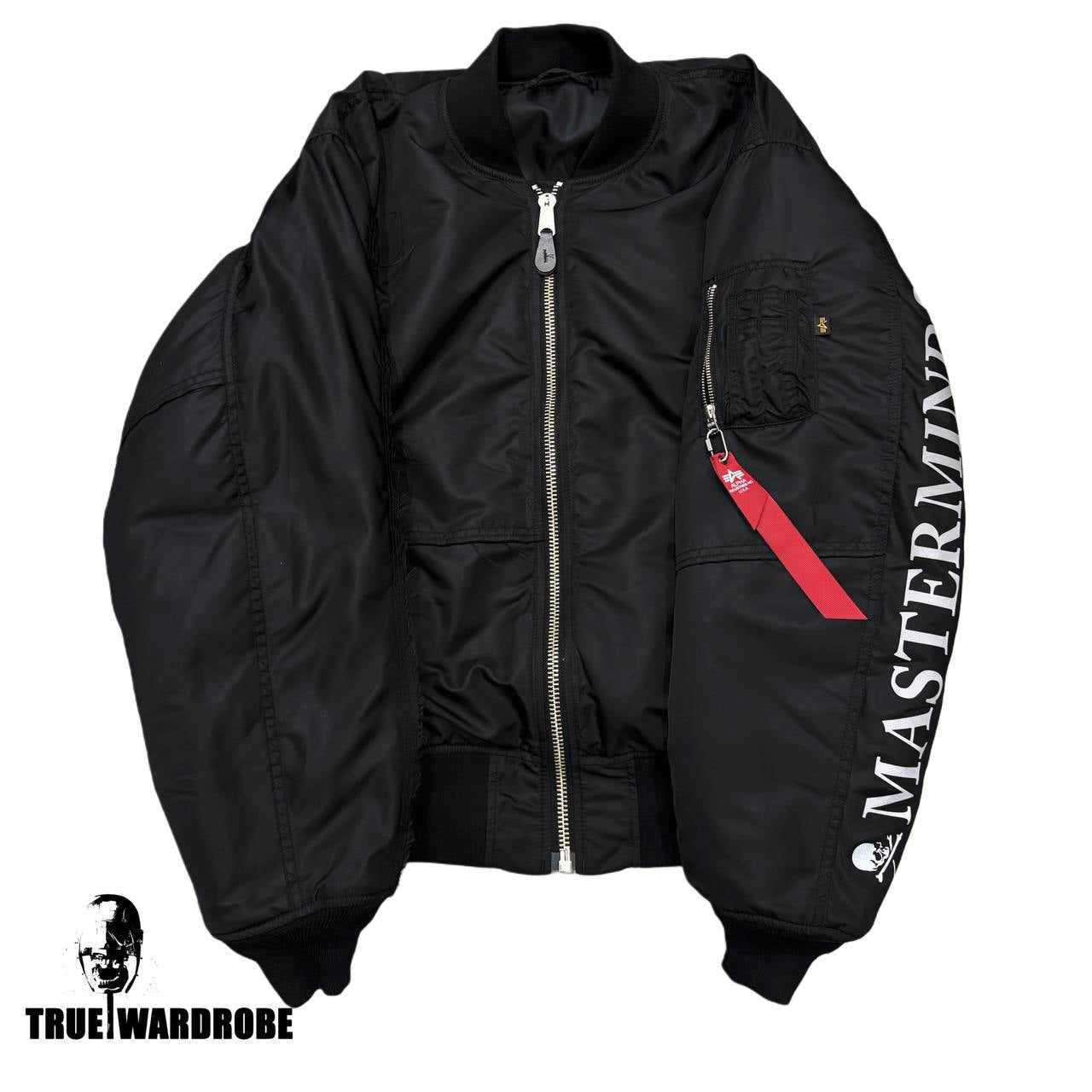 Mastermind x Alpha Industries MA-1 Flight Skull Reversible Bomber Skull Jacket