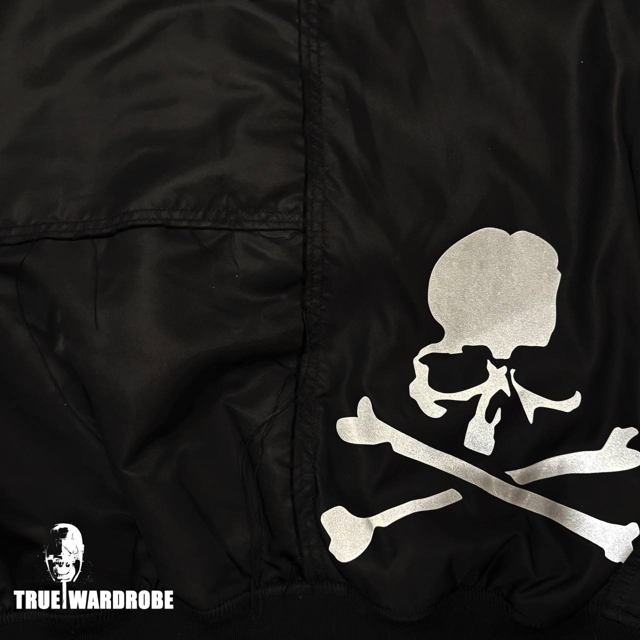 Mastermind x Alpha Industries MA-1 Flight Skull Reversible Bomber Skull Jacket