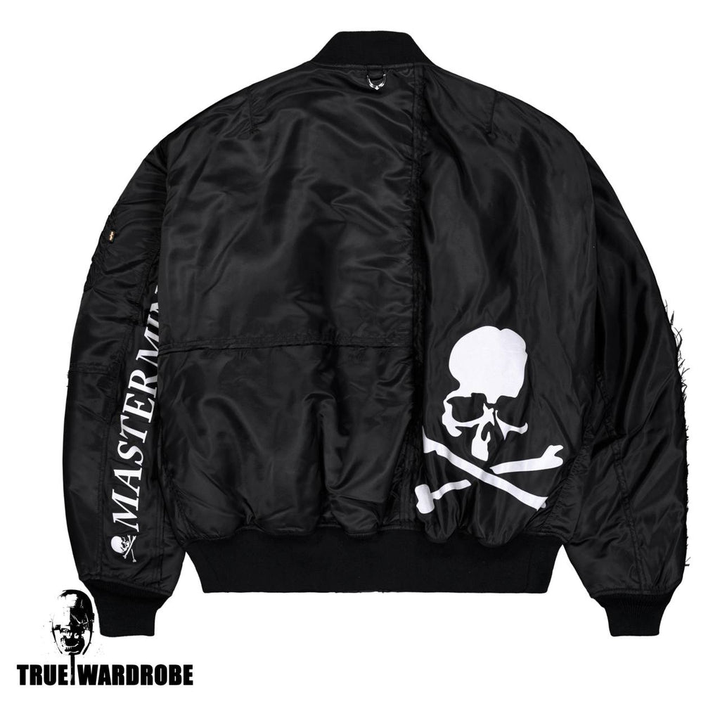 Mastermind x Alpha Industries MA-1 Flight Skull Reversible Bomber Skull Jacket