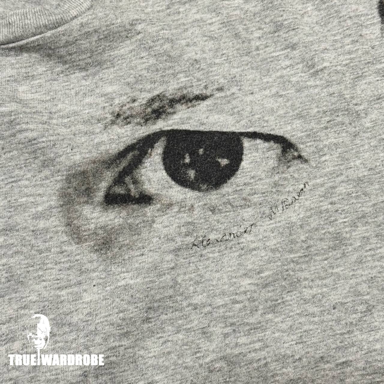 Alexander Mcqueen Face Printed Grey T Shirt