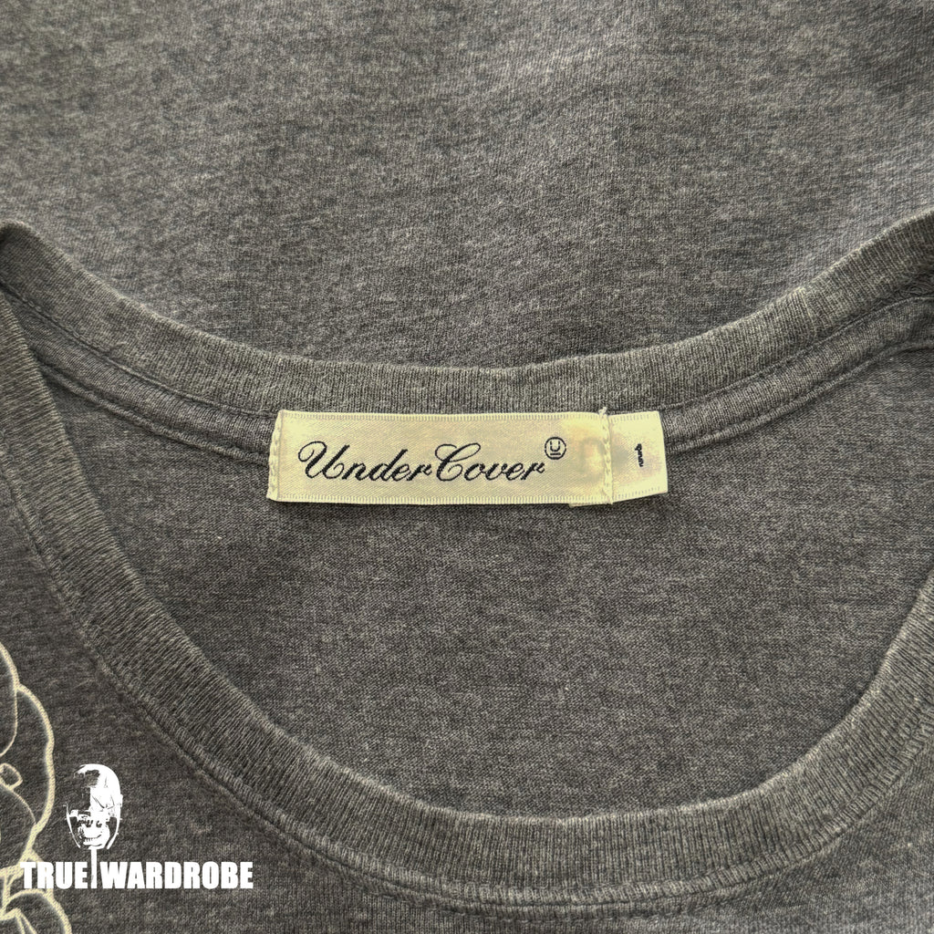 2010’s Undercover Flower Necklace Razor Grey Tank Top