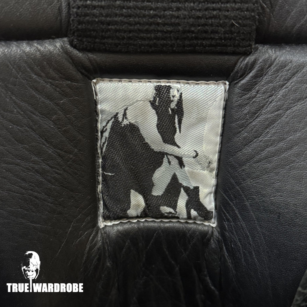 2017 Rick Owens Mainline Geobasket Triple Black Leather Sneakers