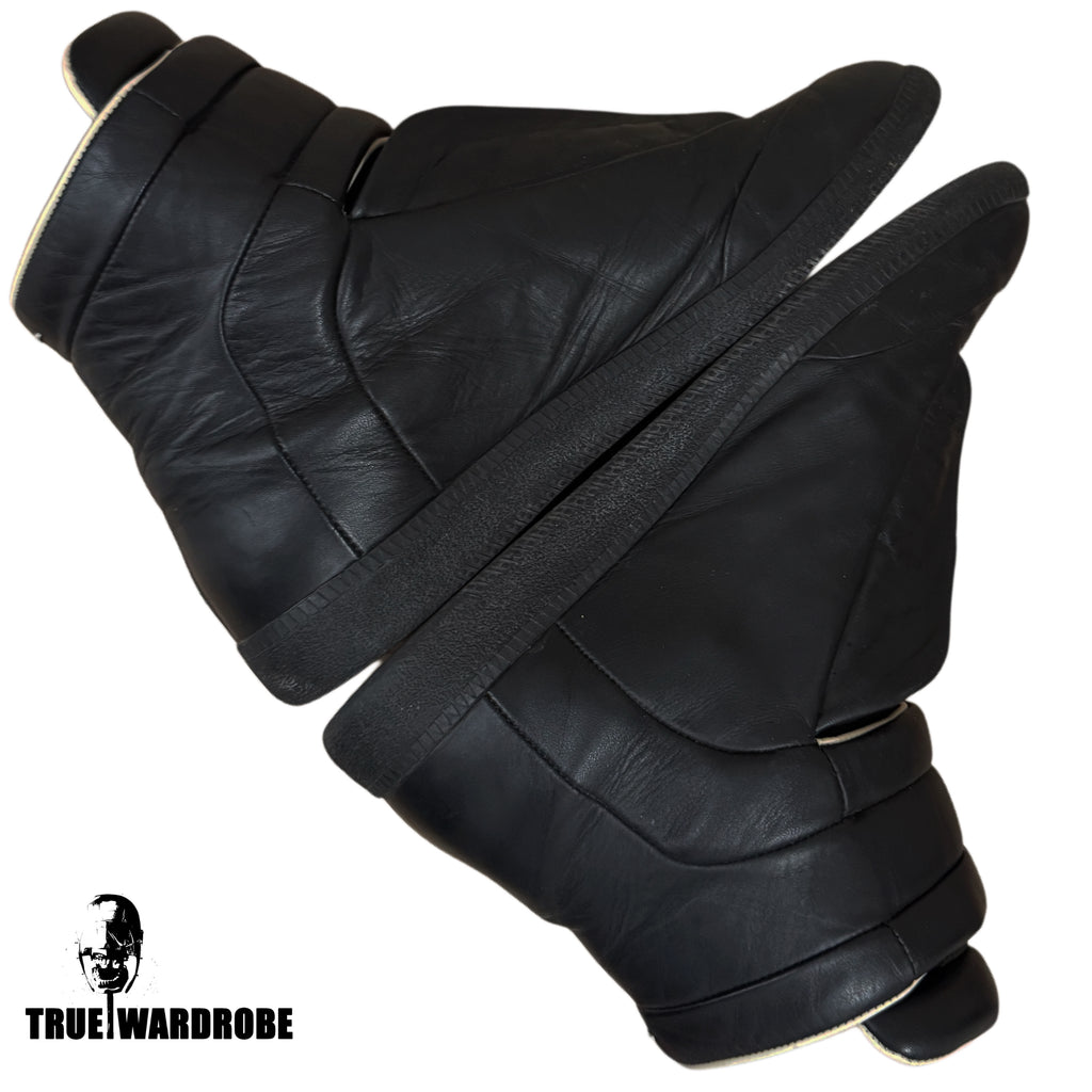 Maison Margiela Future High Black Leather Sneakers