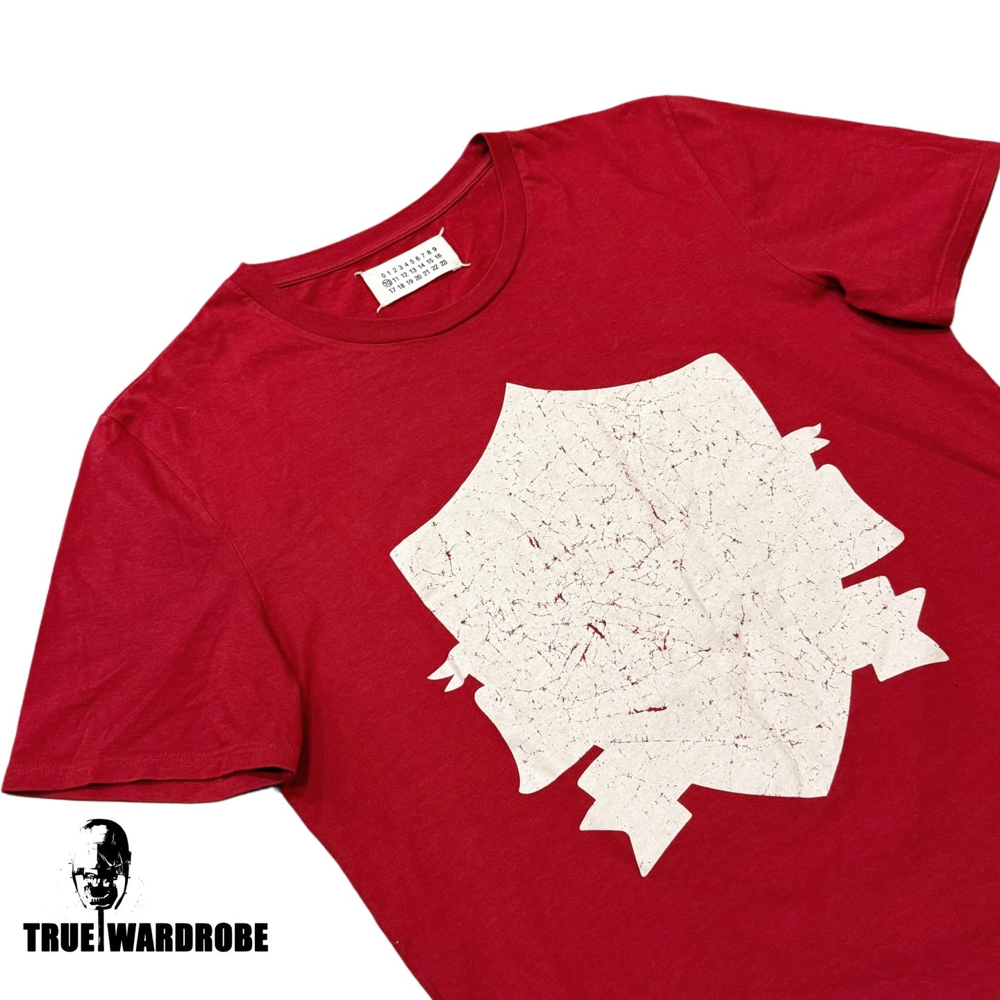 FW11 Maison Margiela Shield Emblem Red Blood T Shirt