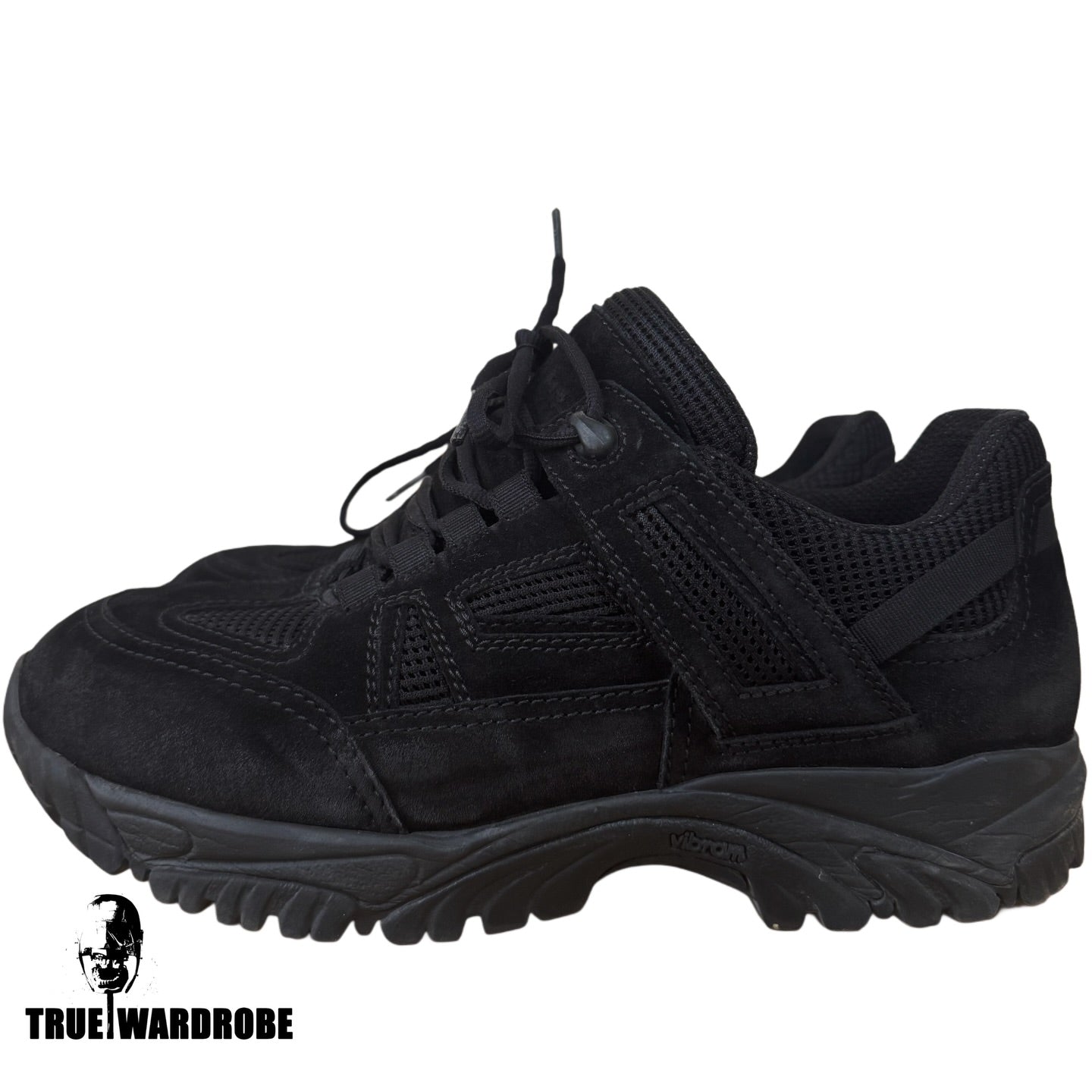 Maison Margiela Security Suede Black Sneakers