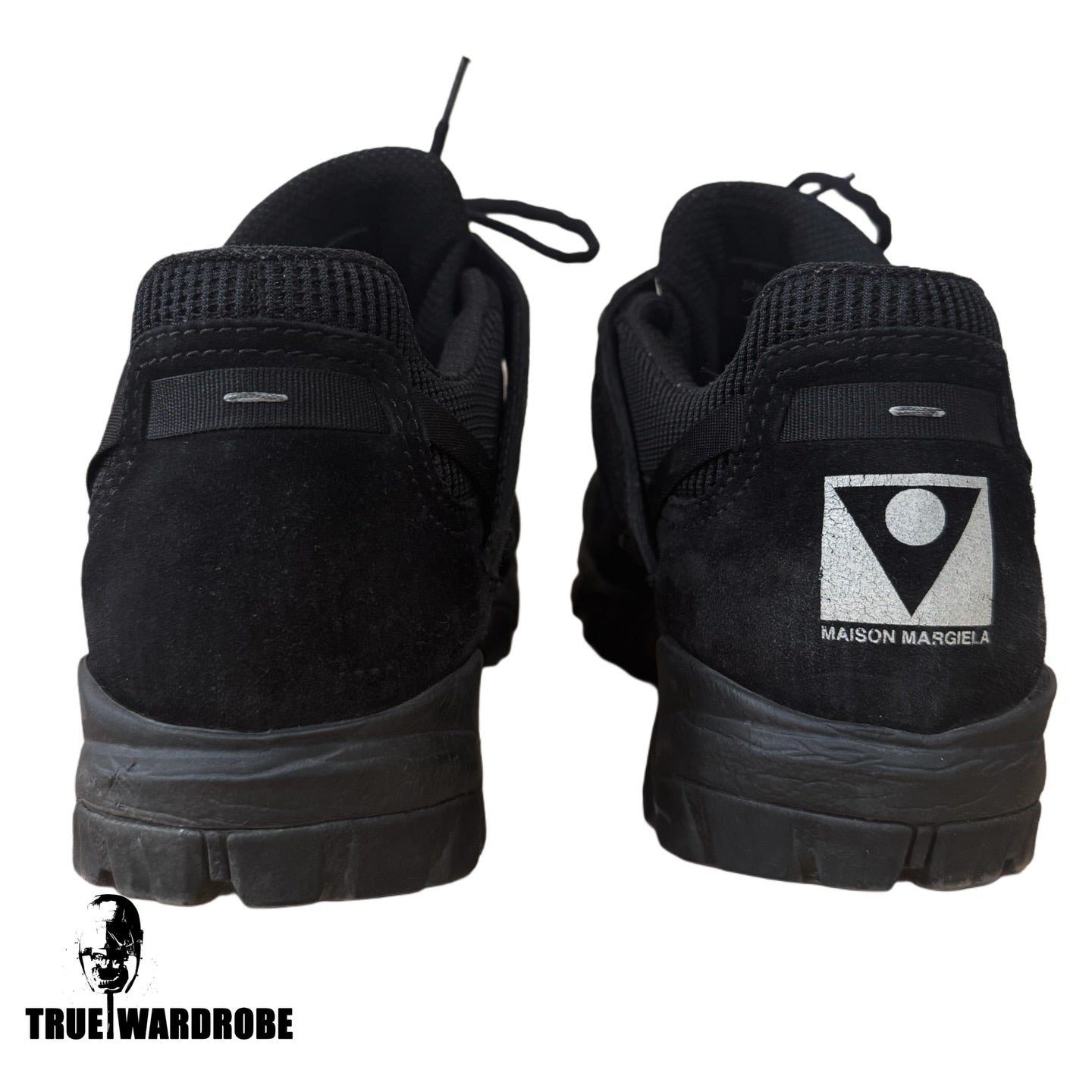 Maison Margiela Security Suede Black Sneakers