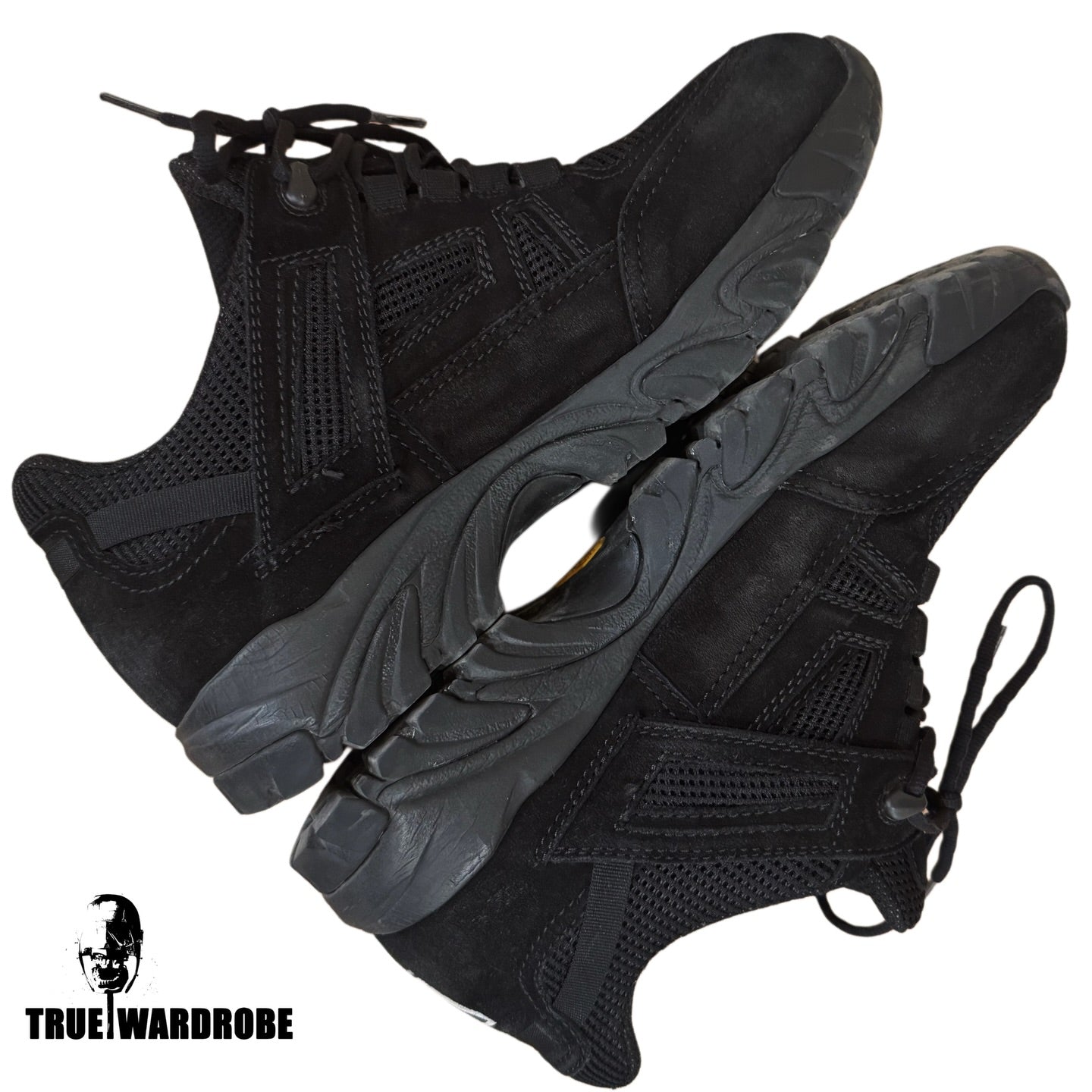 Maison Margiela Security Suede Black Sneakers