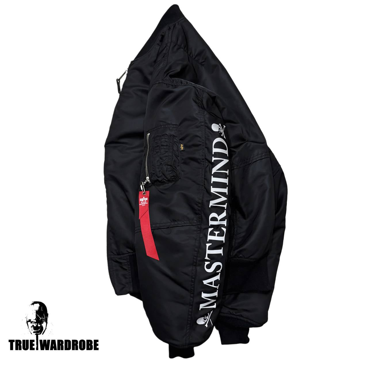 Mastermind x Alpha Industries MA-1 Flight Skull Reversible Bomber Skull Jacket