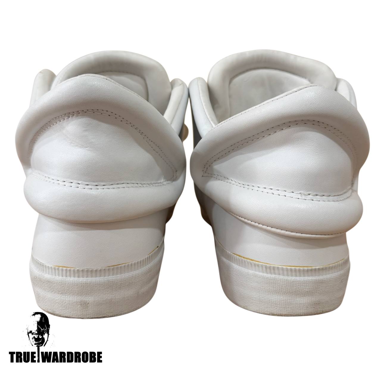 FW12 Supra “Falcon” High Top White Leather Sneakers