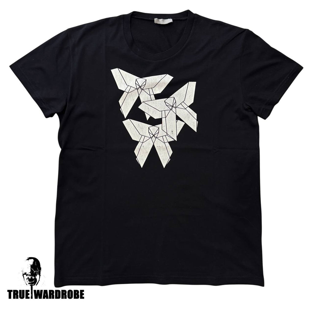 AW08 Dior Homme By KVA Geometric Bowtie Butterfly T Shirt