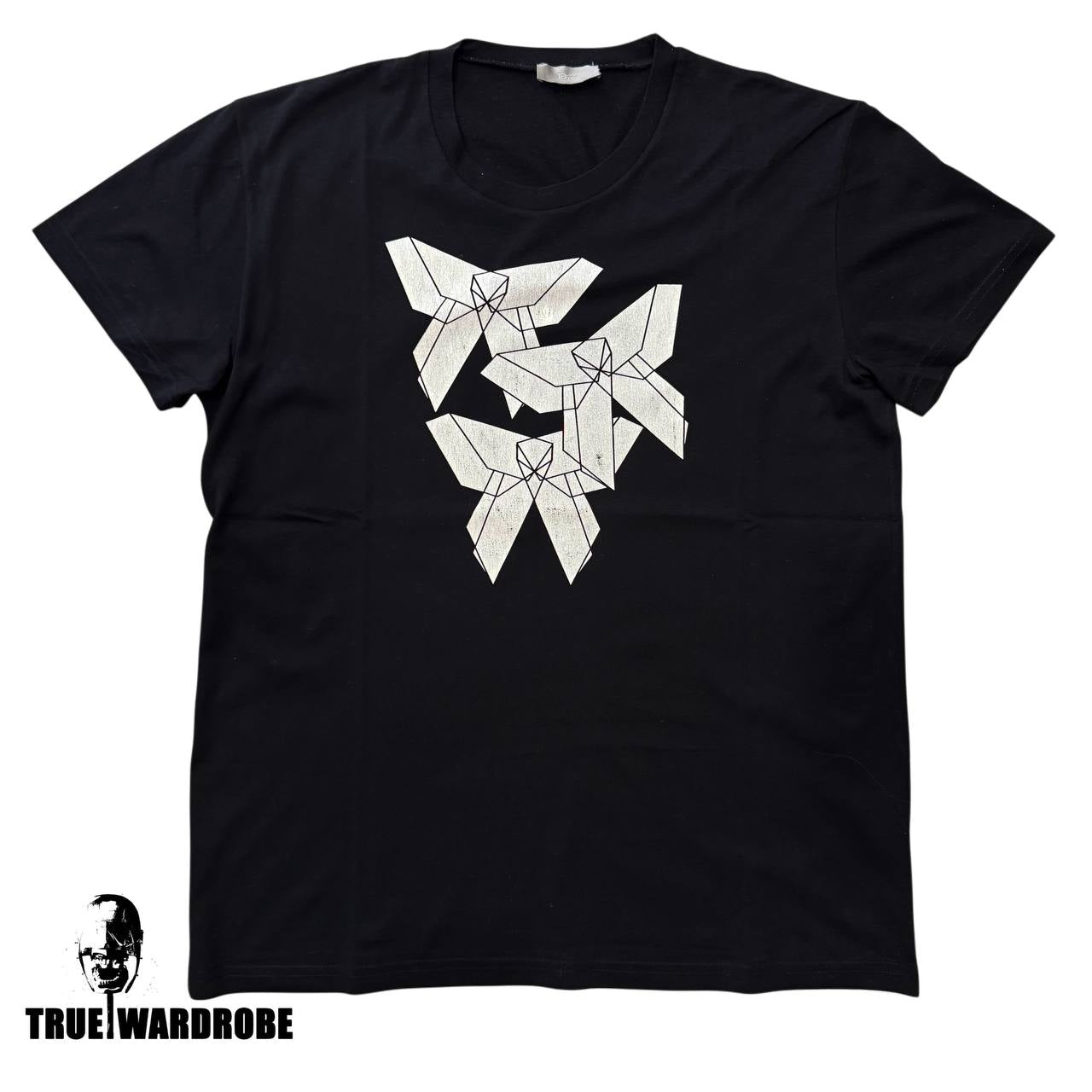 AW08 Dior Homme By KVA Geometric Bowtie Butterfly T Shirt
