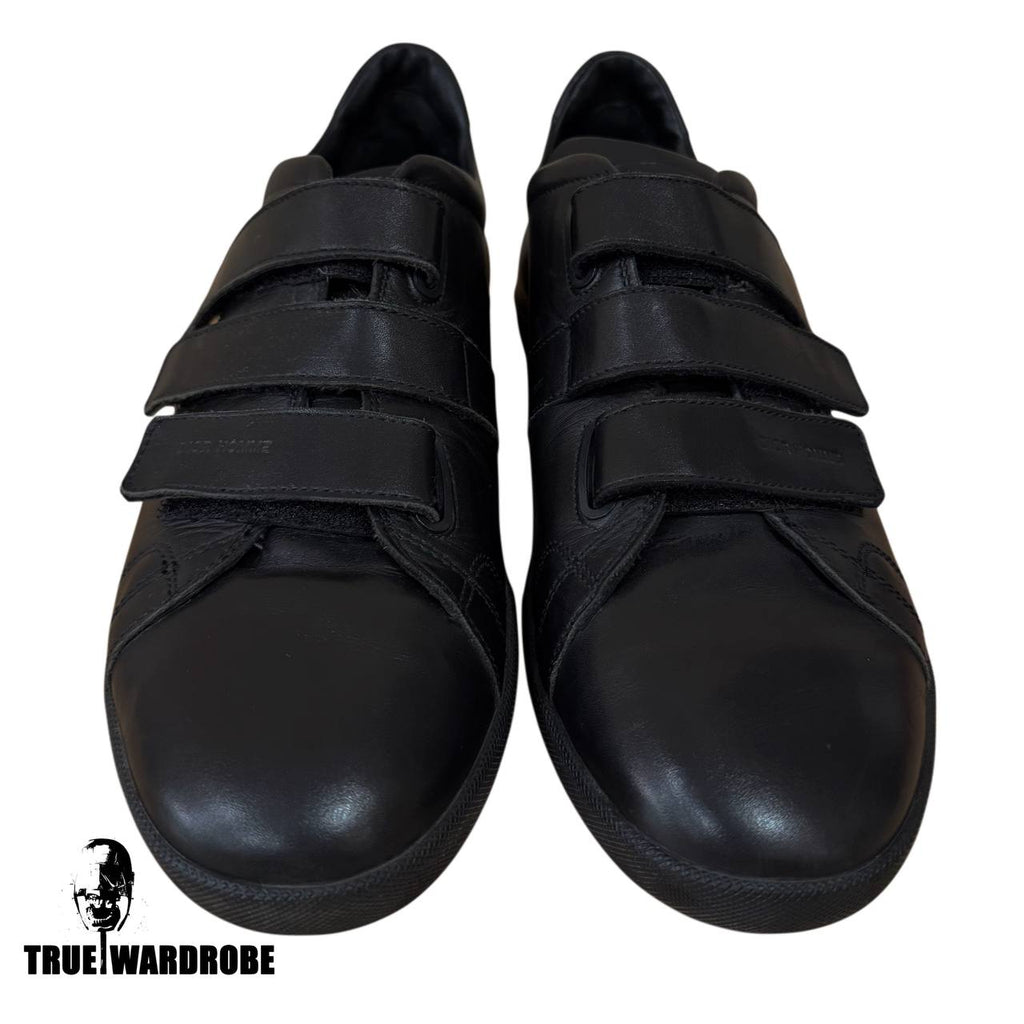 SS07 Dior Homme B30 Velcro Strap Black Sneakers