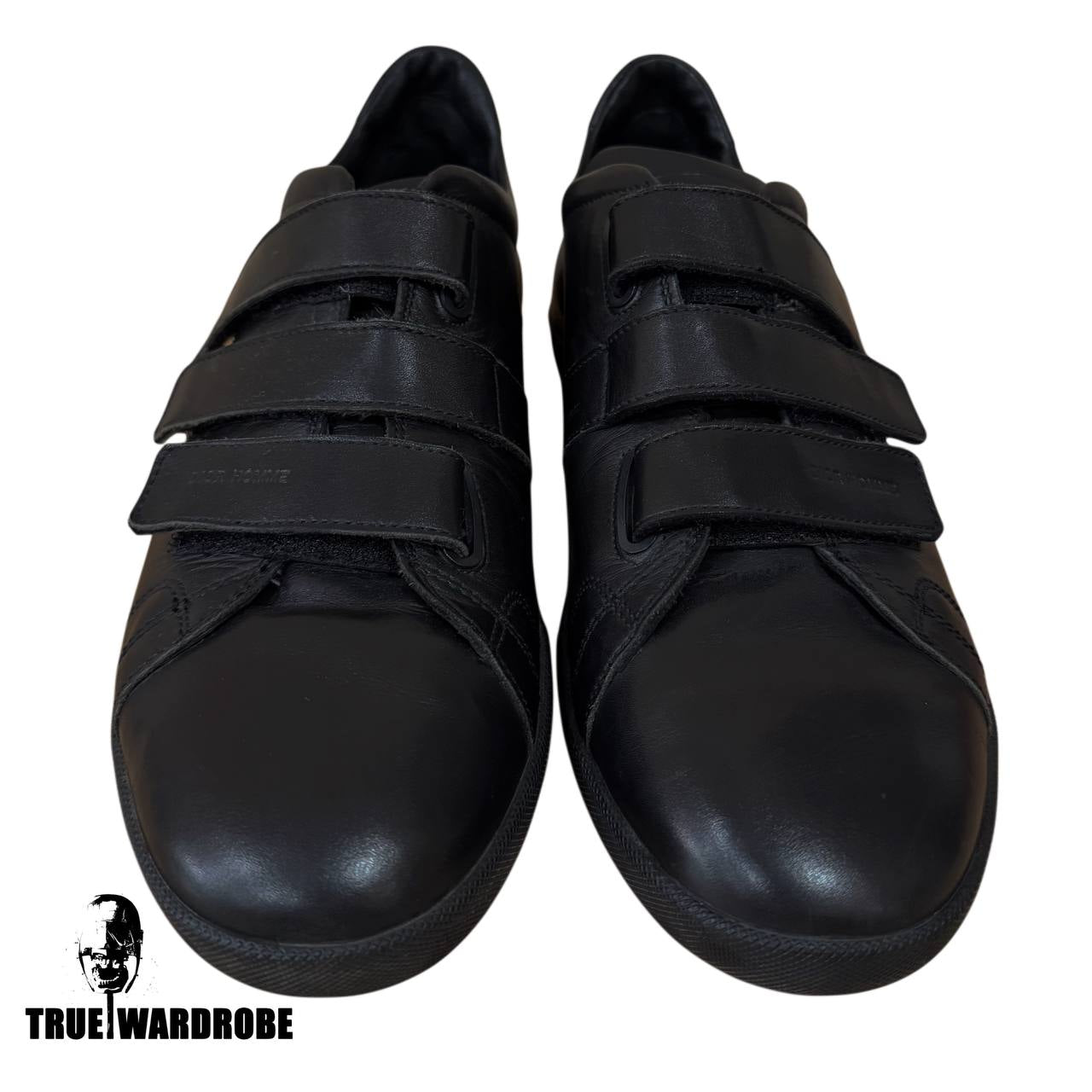 SS07 Dior Homme B30 Velcro Strap Black Sneakers