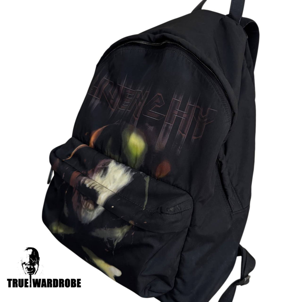 FW16 Givenchy Army Skull Printed Nylon Backpack