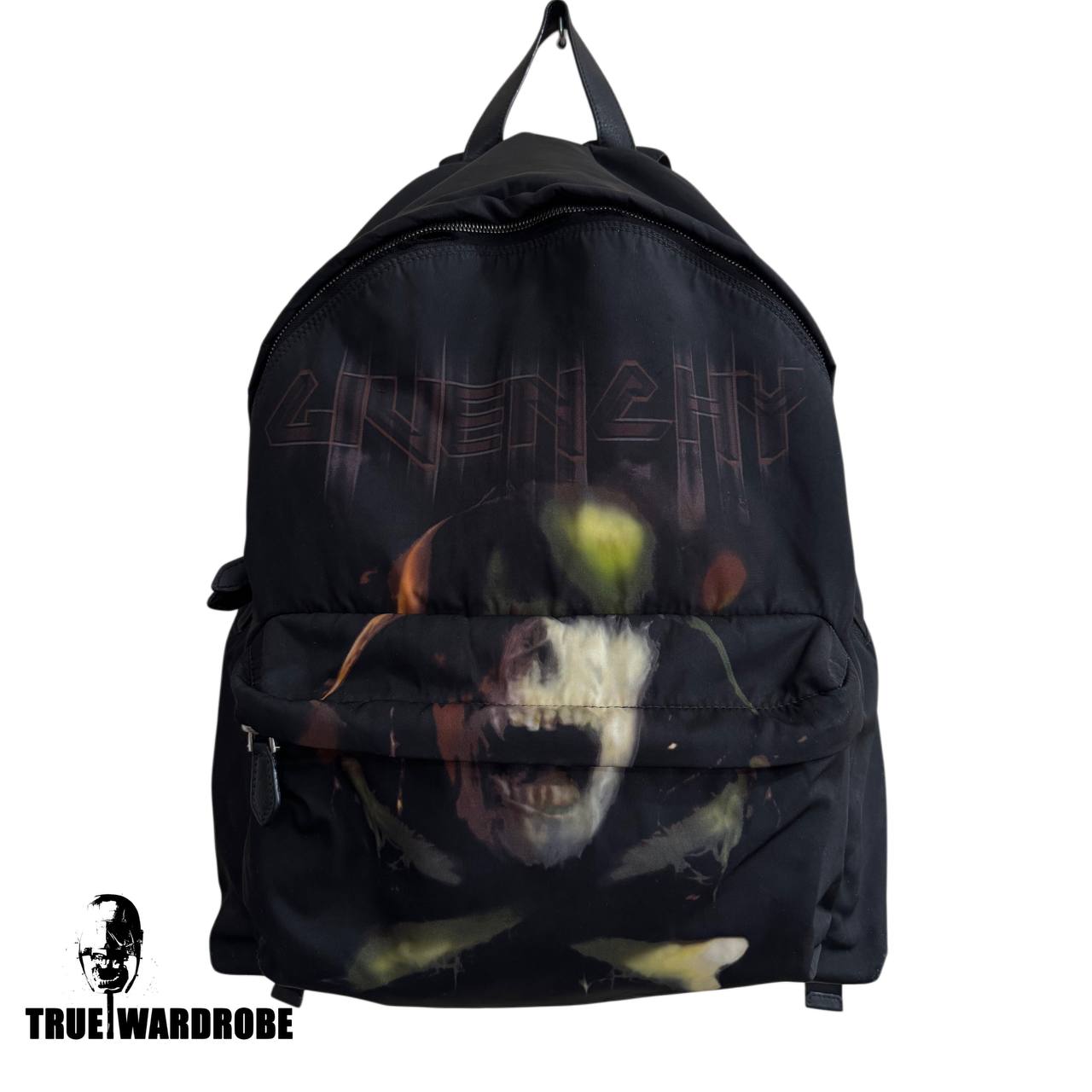 FW16 Givenchy Army Skull Printed Nylon Backpack