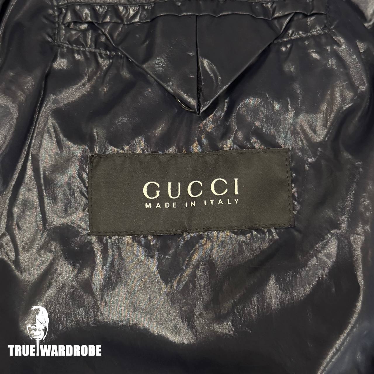 Gucci By Tom Ford Paneled Logo Zip Runner Puffer Jacket