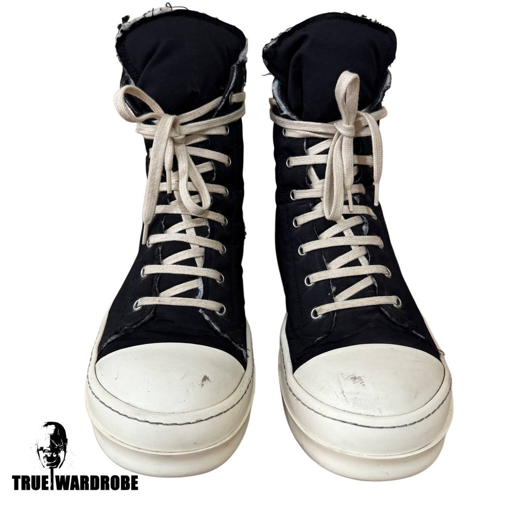 FW21 Rick Owens DRKSHDW “Gethsemane”  Padded Deconstructed Ramones High