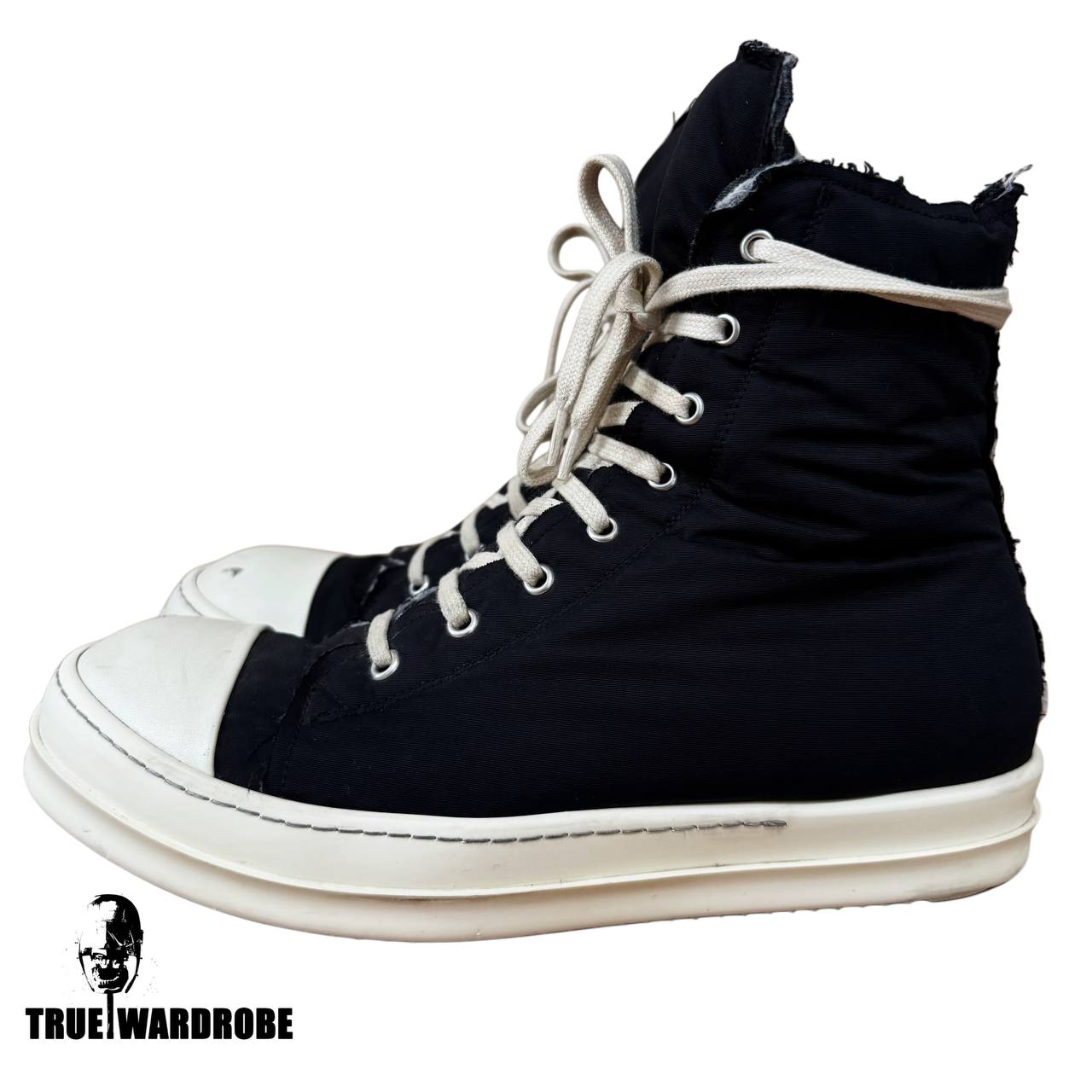 FW21 Rick Owens DRKSHDW “Gethsemane”  Padded Deconstructed Ramones High