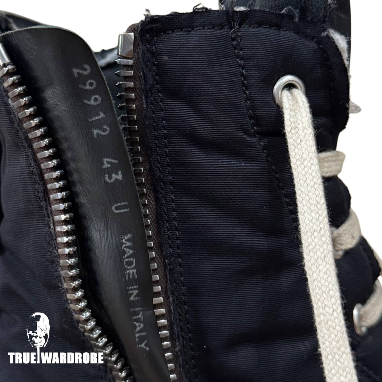 FW21 Rick Owens DRKSHDW “Gethsemane”  Padded Deconstructed Ramones High
