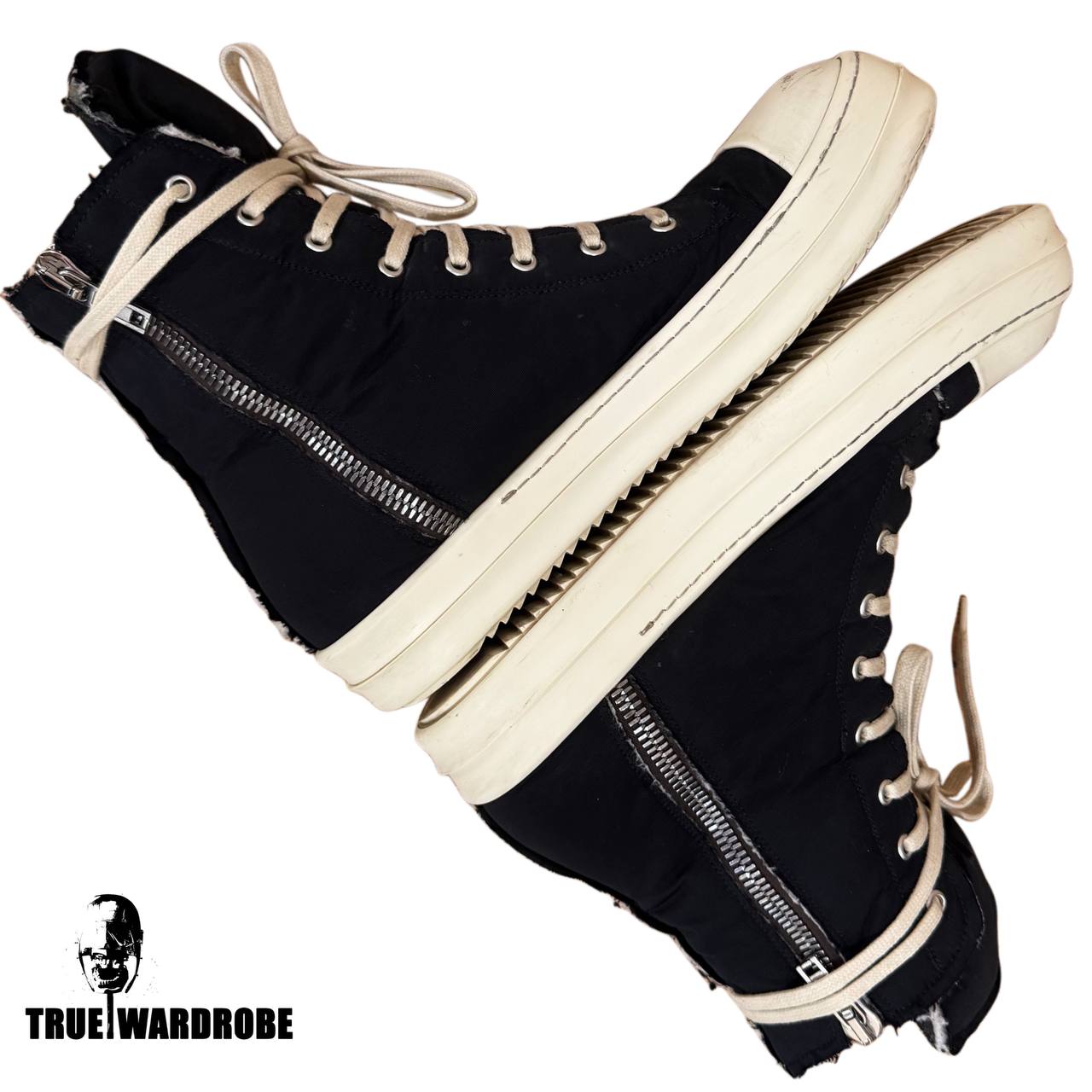 FW21 Rick Owens DRKSHDW “Gethsemane”  Padded Deconstructed Ramones High