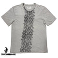 AW08 Maison Martin Margiela Tire Mark Print Grey T Shirt