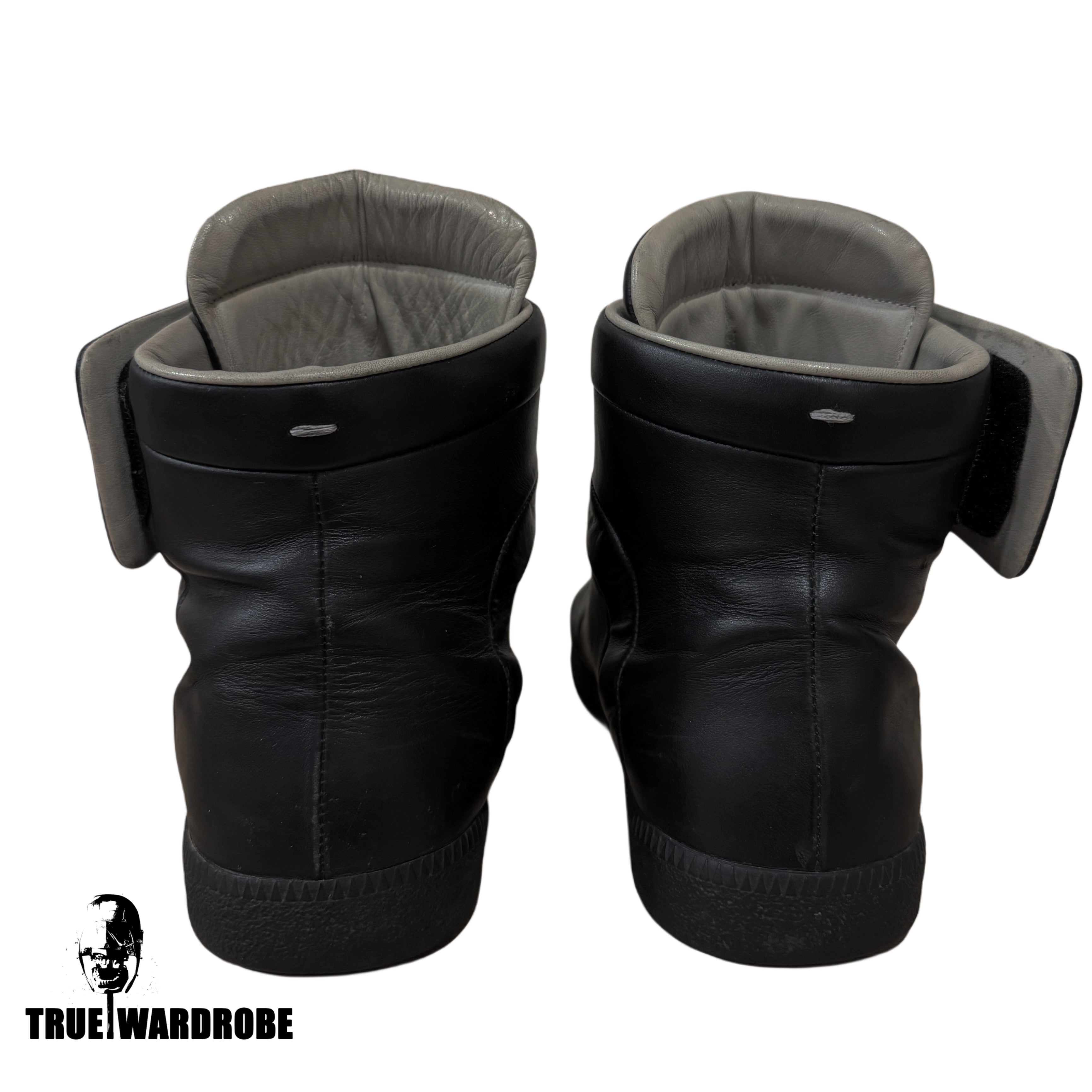 Maison Margiela Future High Black Leather Sneakers