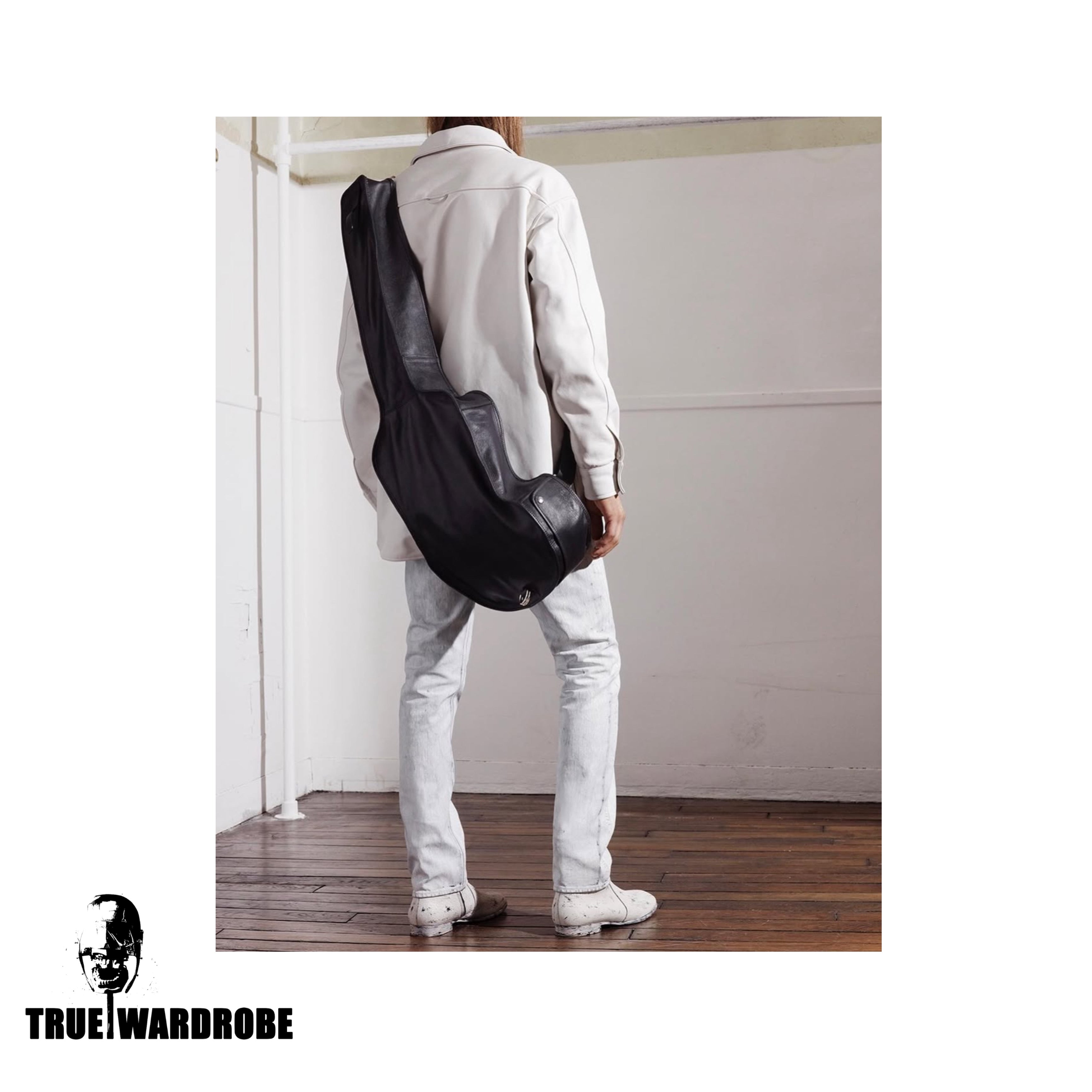 SS12 Maison Margiela x HM Guitar Case Leather Crossbody Bag