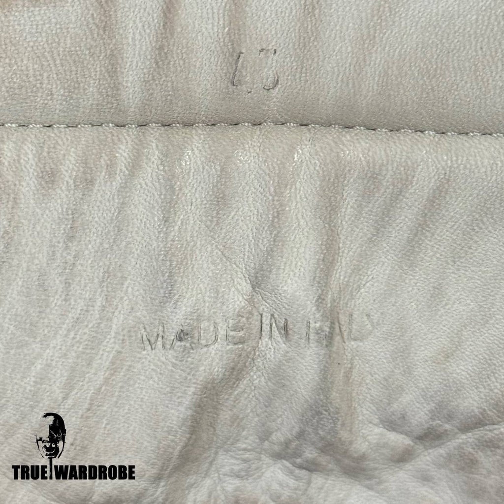 Zapatillas altas de piel color burdeos Future de Maison Margiela