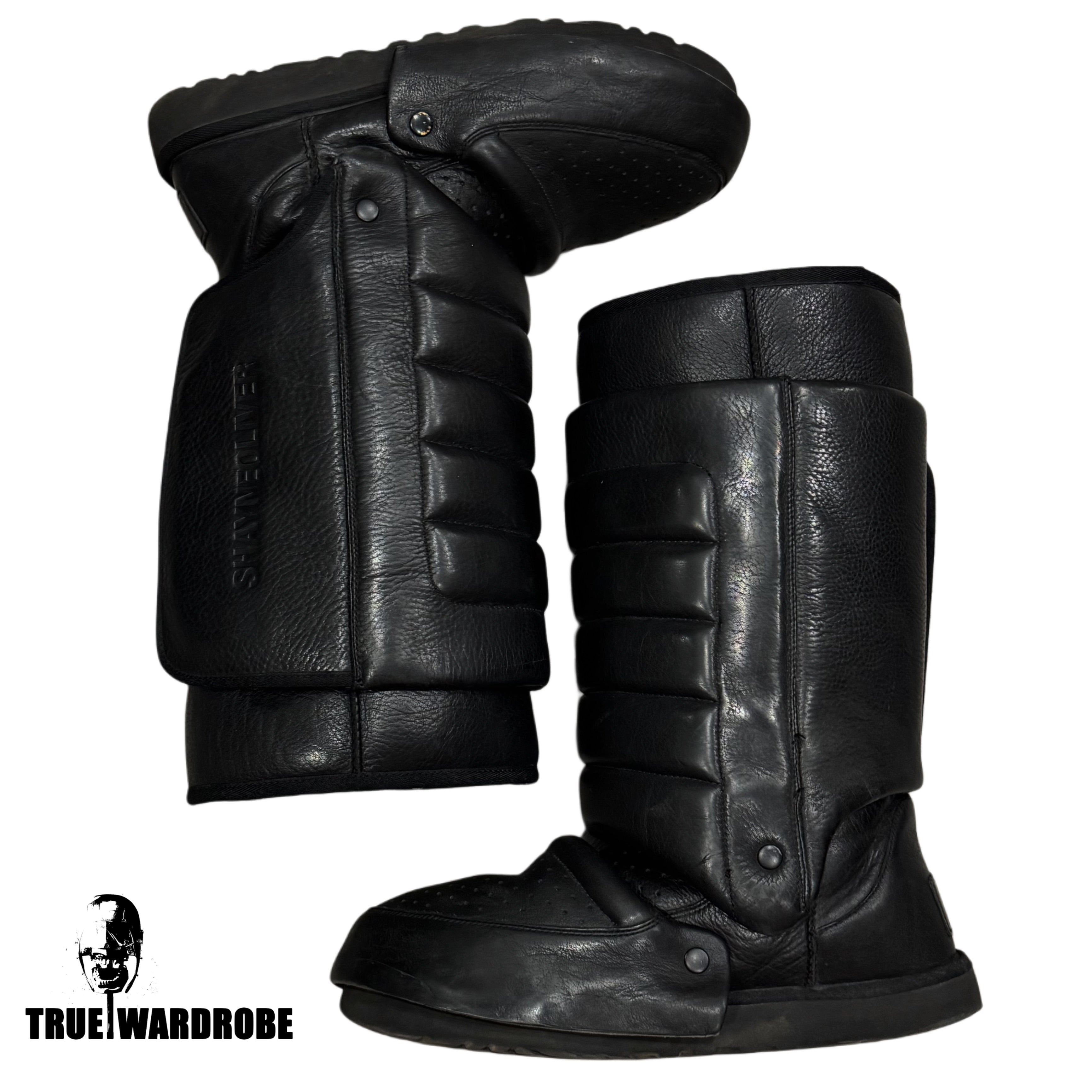 FW22 UGG x SHAYNE OLIVER Armored Leather High Boots