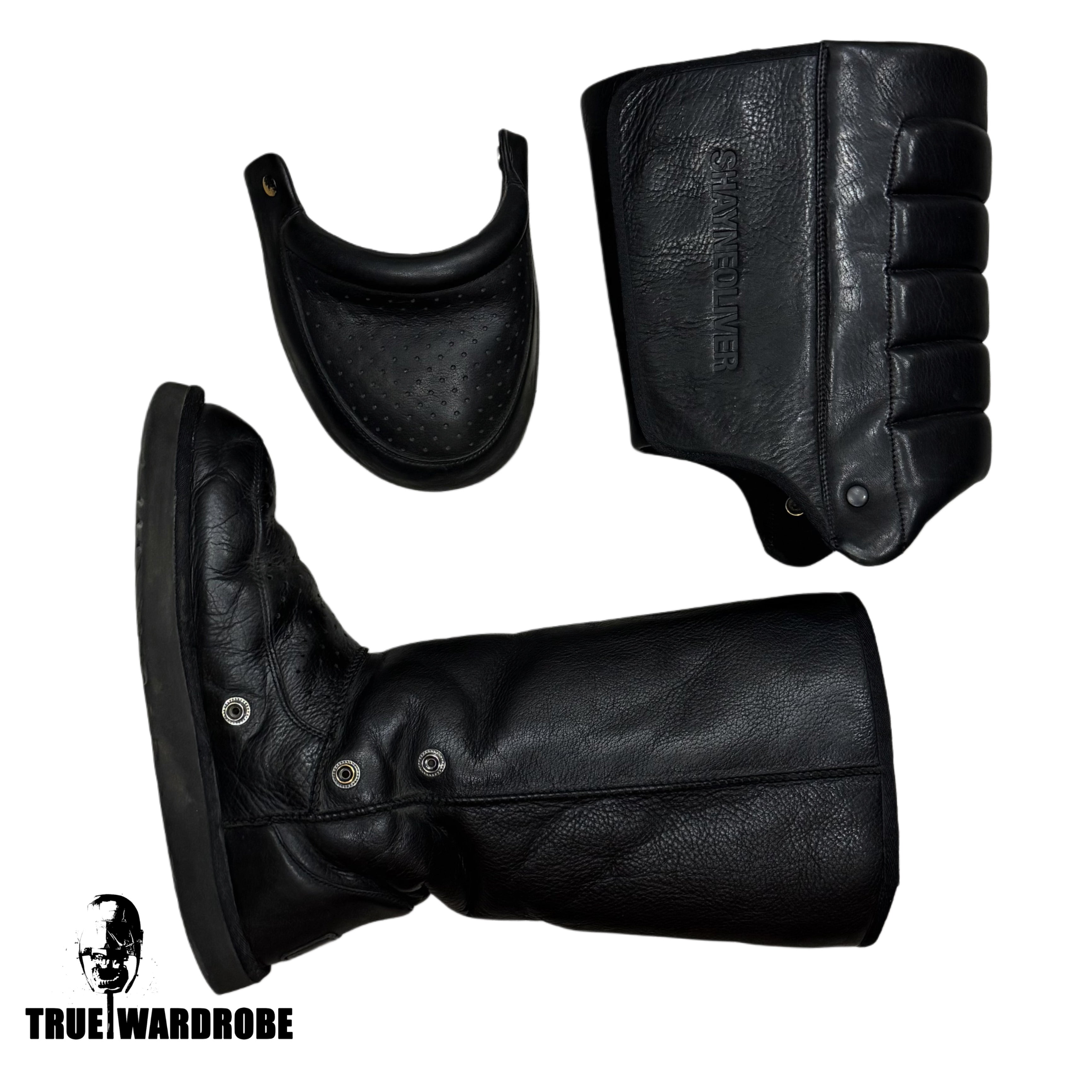 Botas altas de cuero blindado UGG x SHAYNE OLIVER otoño/invierno 2022