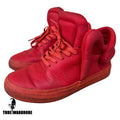 FW12 Supra “Falcon” High Top Red Leather Sneakers