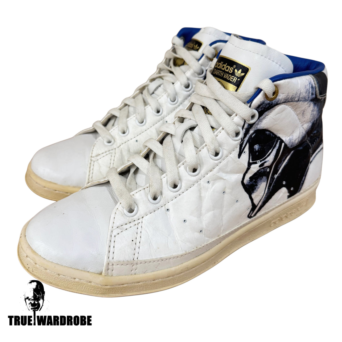FW11 Adidas X Star Wars Stan Smith Darth Vader High Top Leather Sneakers