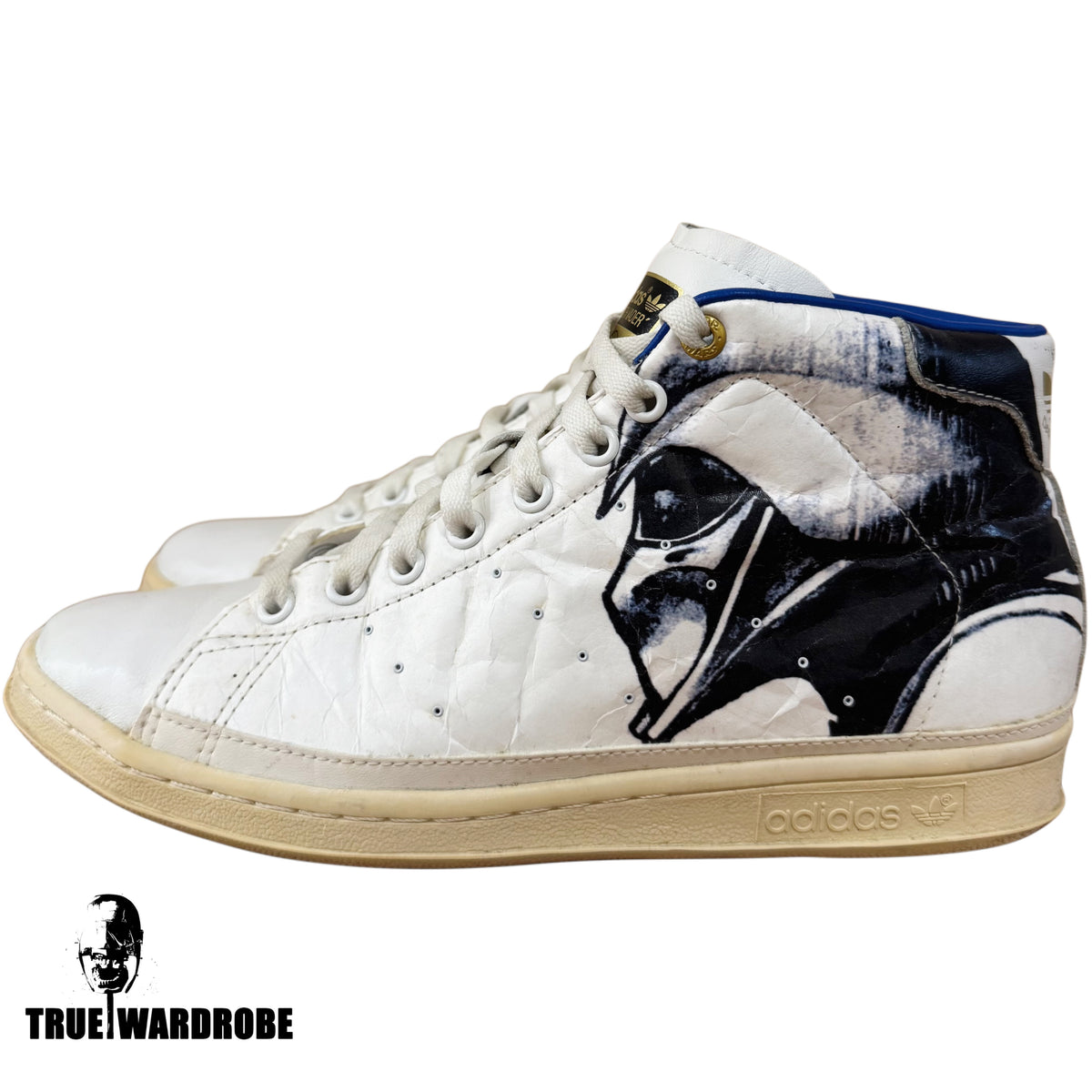 FW11 Adidas X Star Wars Stan Smith Darth Vader High Top Leather Sneakers