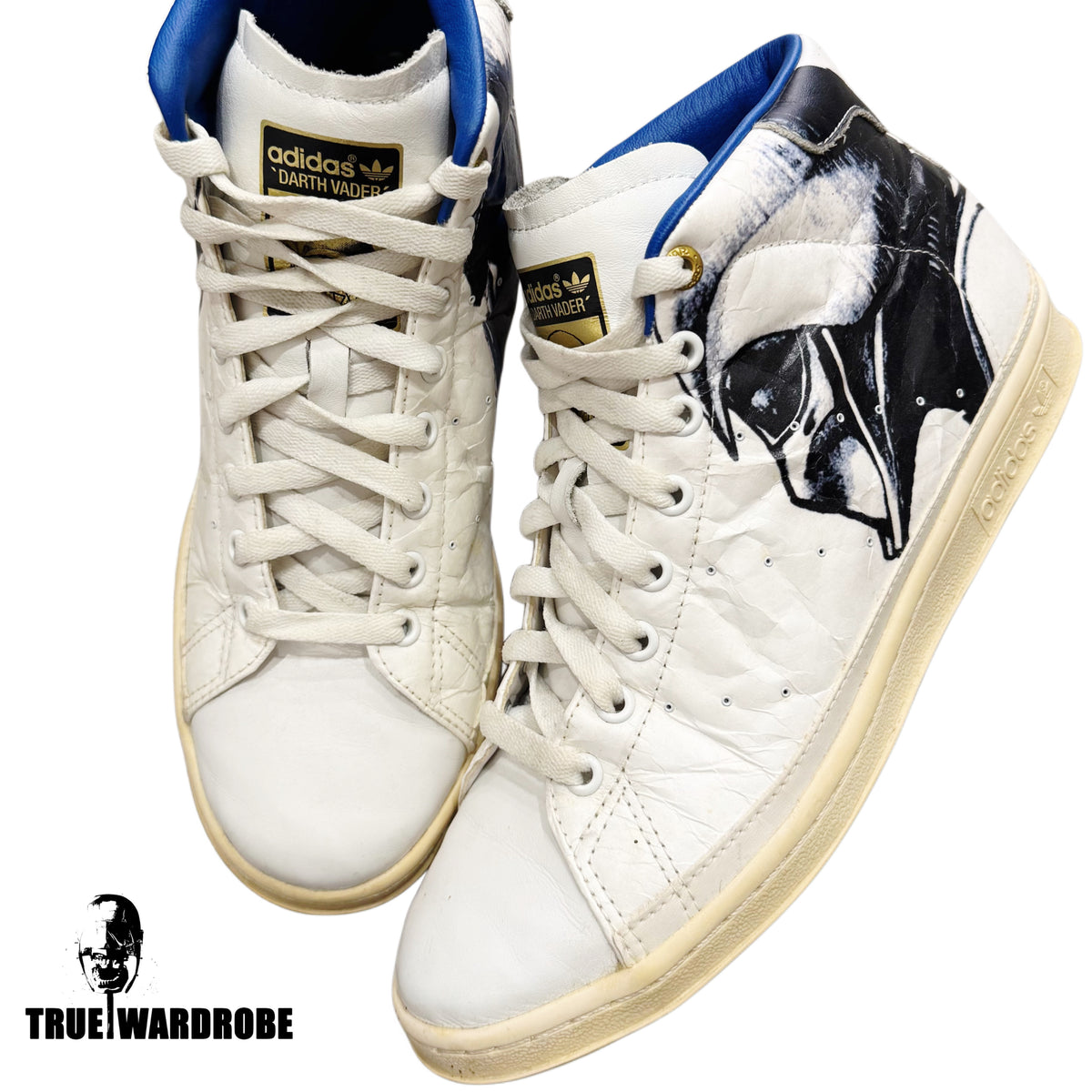 FW11 Adidas X Star Wars Stan Smith Darth Vader High Top Leather Sneakers