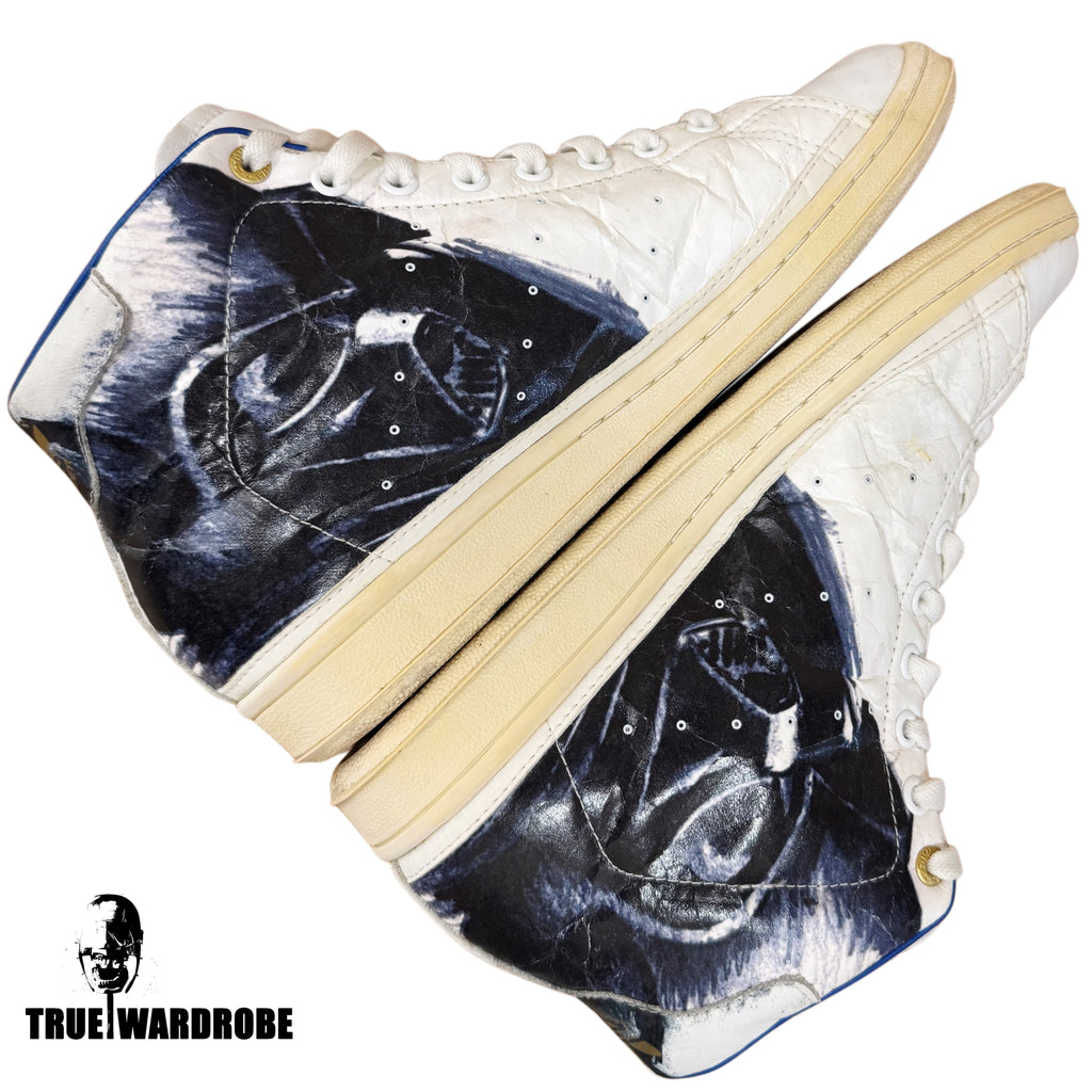 FW11 Adidas X Star Wars Stan Smith Darth Vader High Top Leather Sneakers