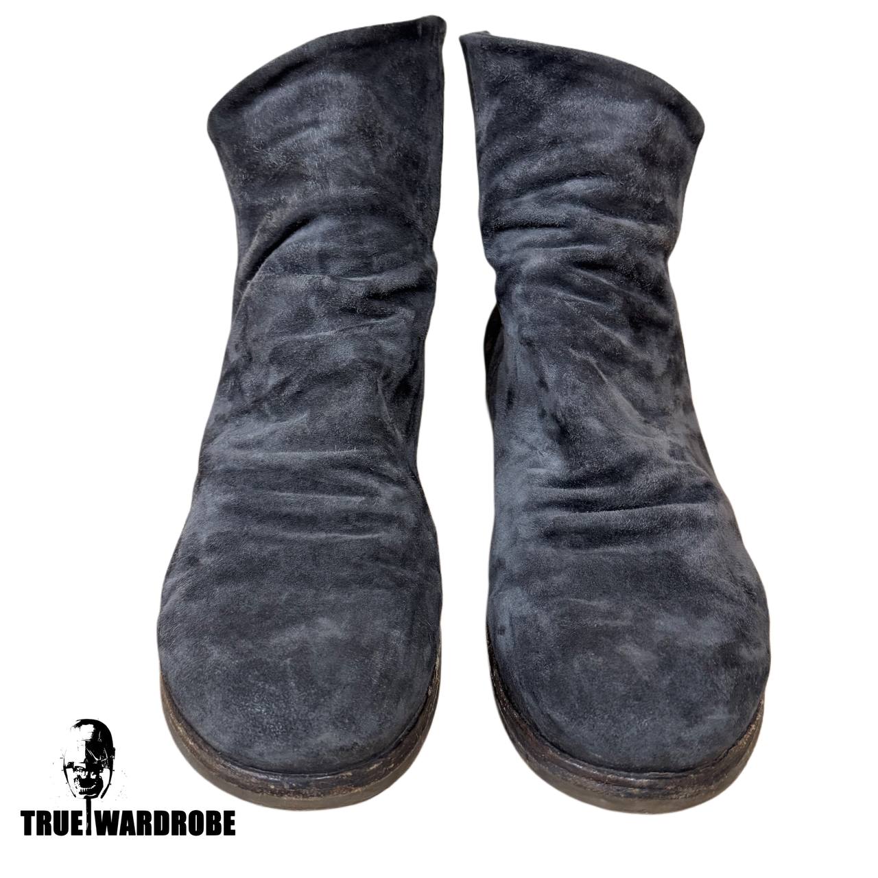 A.S.98 Grey Suede Boots