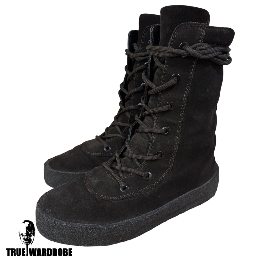 Yeezy Season 4 Taupe Military Oil Crepe Boots