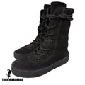 Yeezy Season 4 Taupe Military Oil Crepe Boots