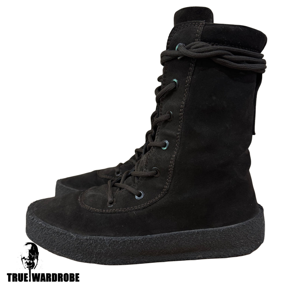 Yeezy Season 4 Taupe Military Oil Crepe Boots