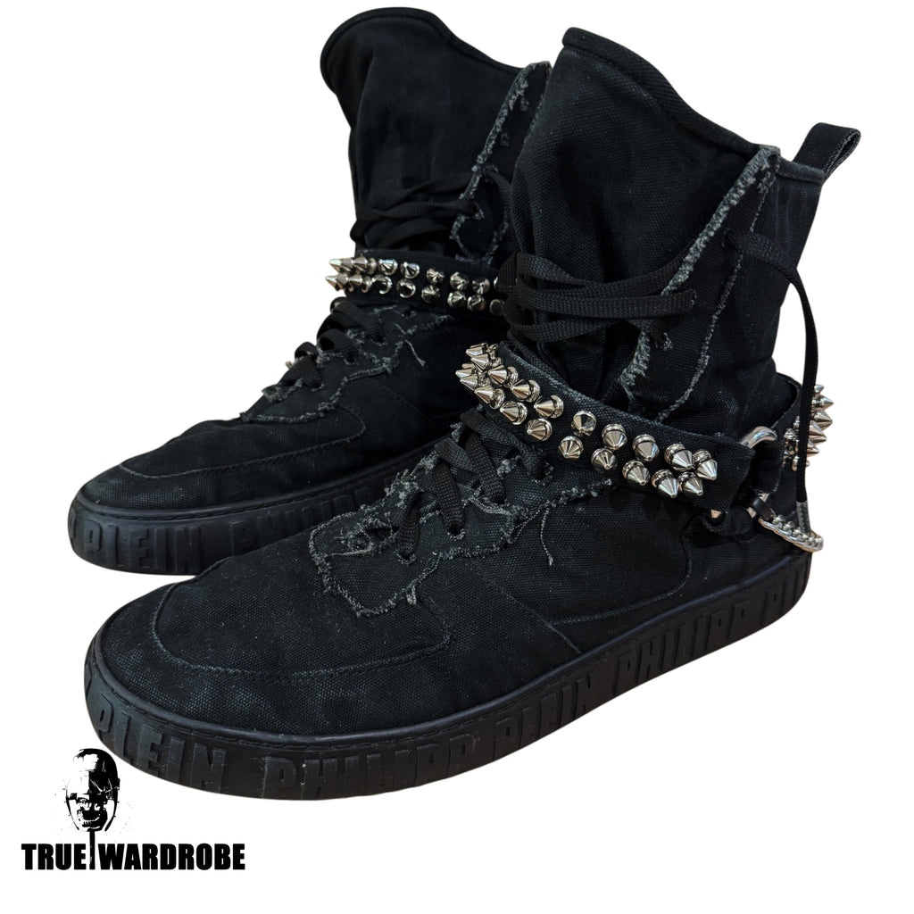 Philipp Plein Punk Studded High Top Sneakers