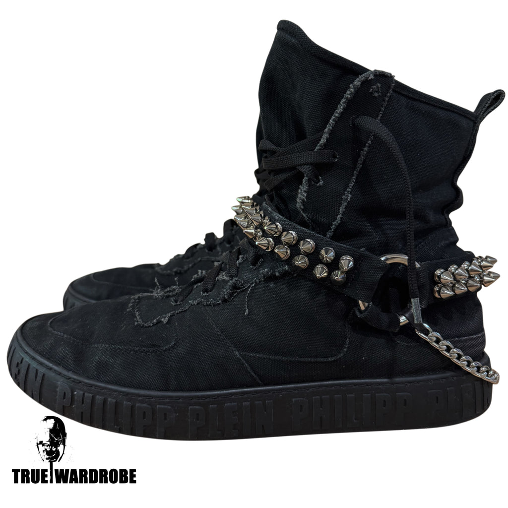 Philipp Plein Punk Studded High Top Sneakers