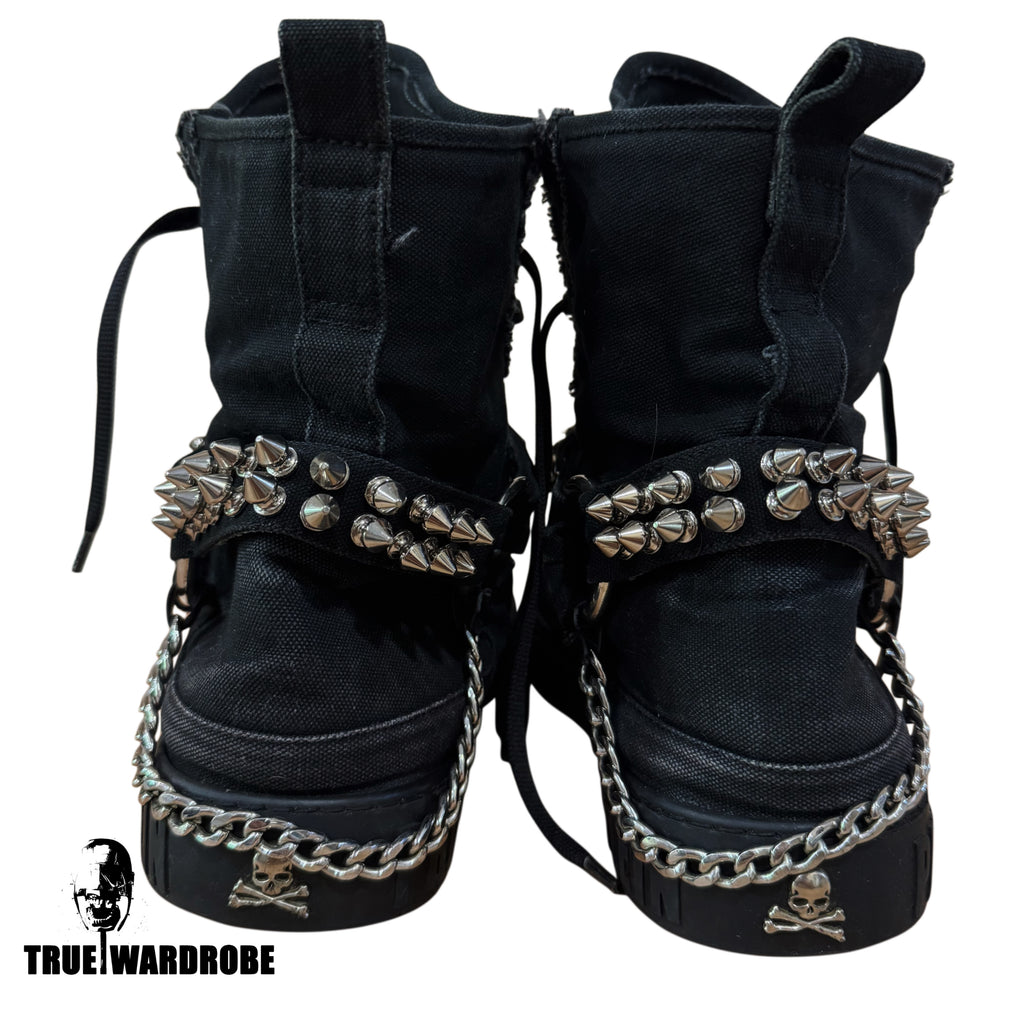 Philipp Plein Punk Studded High Top Sneakers