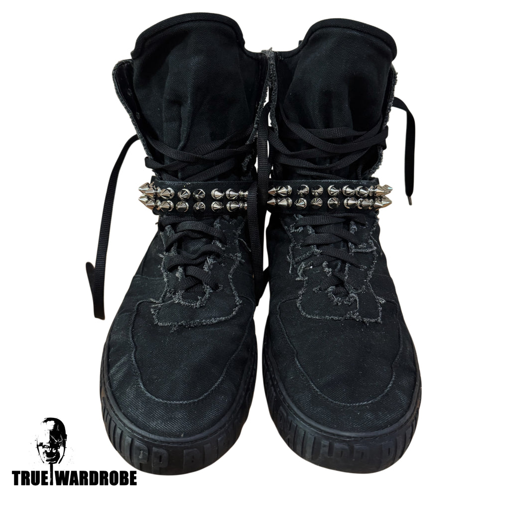Philipp Plein Punk Studded High Top Sneakers