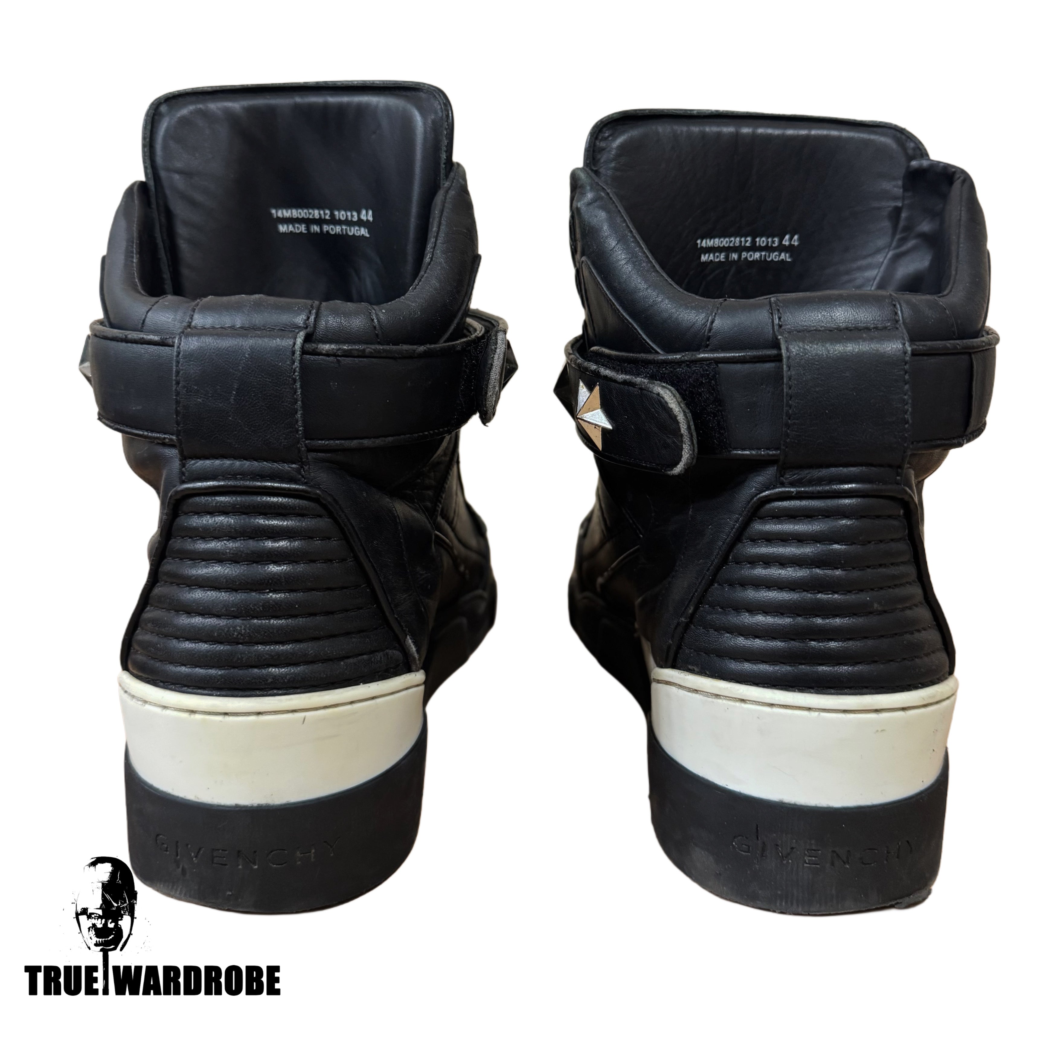Givenchy Tyson Black Star Leather High Top Sneakers