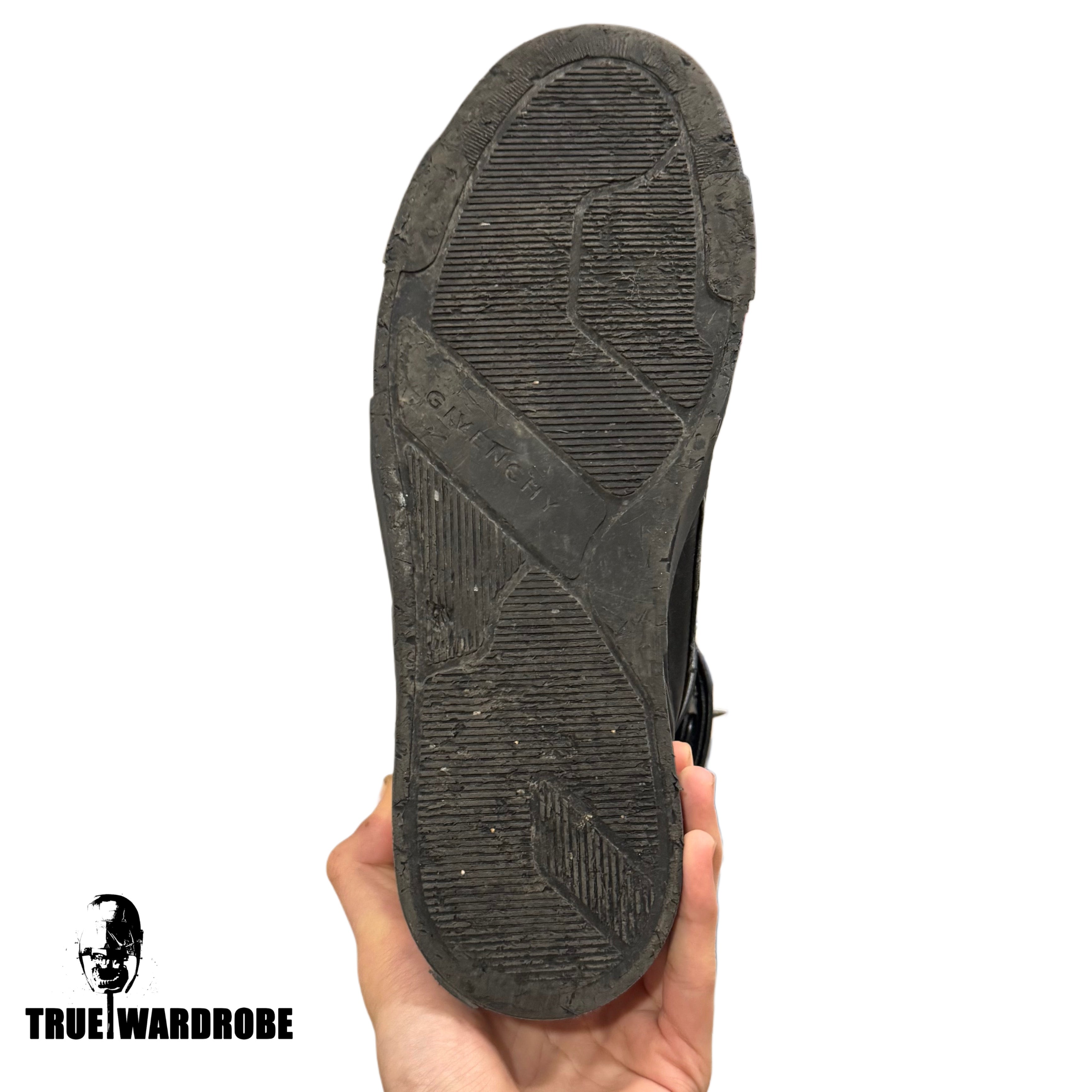 Givenchy Tyson Black Star Leather High Top Sneakers