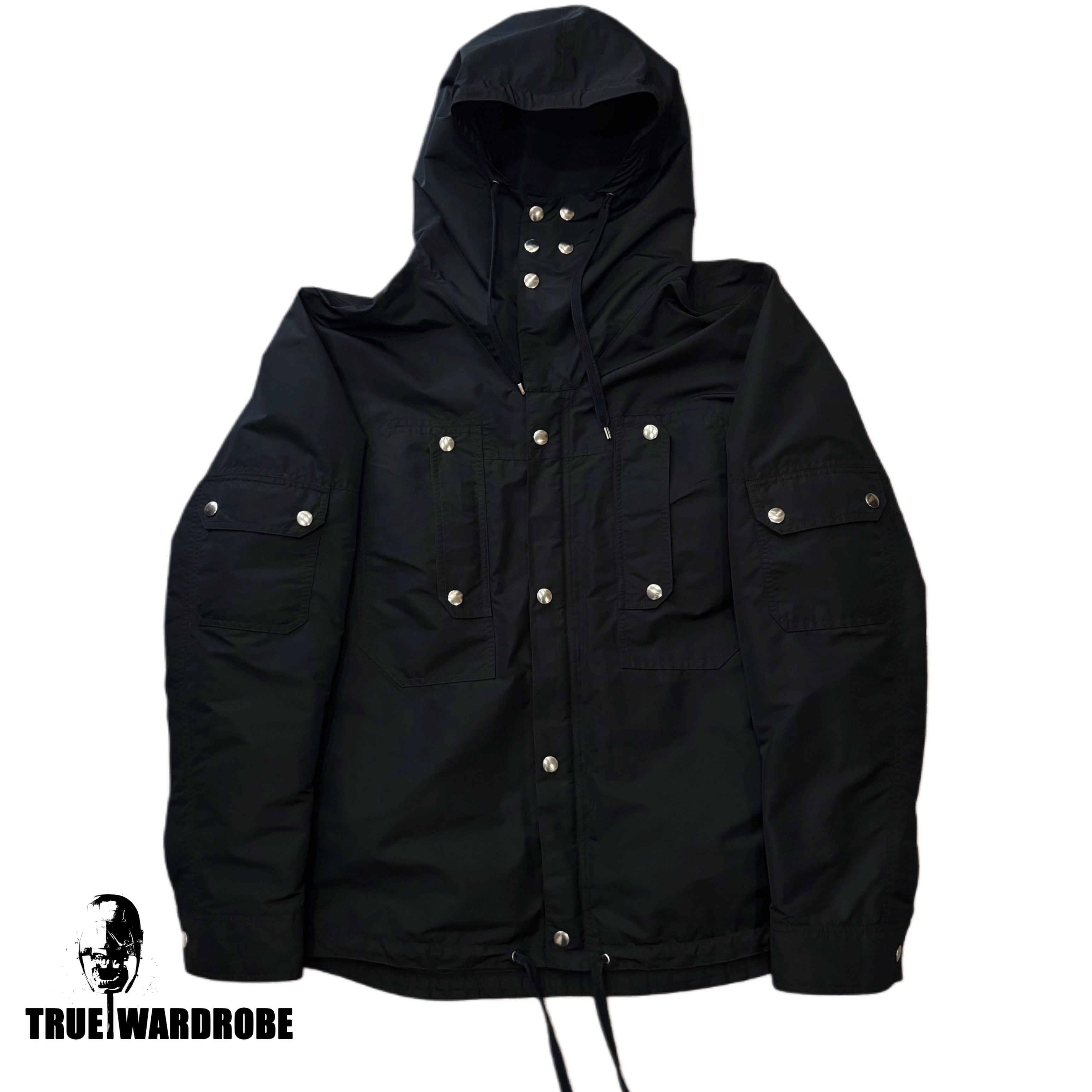 SS08 Dior Homme KVA Era Black Nylon Spyder Windbreaker